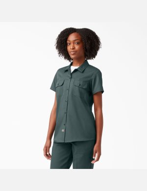 Dickies 574 Original Arbeitshemden Grün | 894VKMQSR