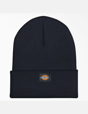 Dickies Cuffed Knit Hüte Navy | 013PWTBVC