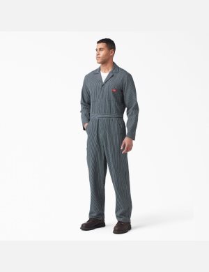 Dickies Hickory Stripe Overalls Stripes | 327LEQPYM