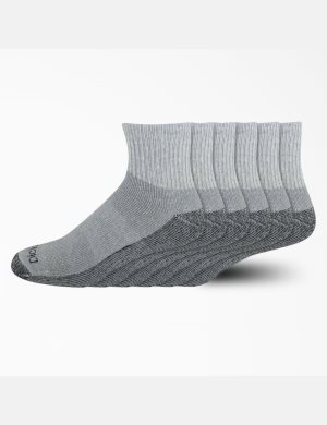 Dickies Moisture Control Quarter Socken Grau | 895TUKFIP