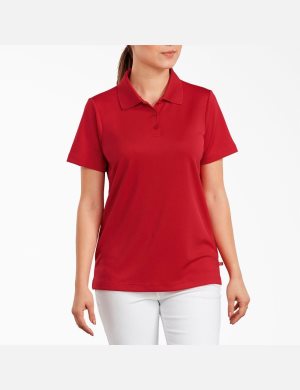 Dickies Performance Polo Hemd Rot | 027VYAPOC