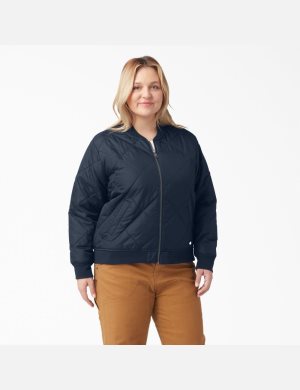 Dickies Plus Bomber Steppjacke Navy | 792PRFLHK