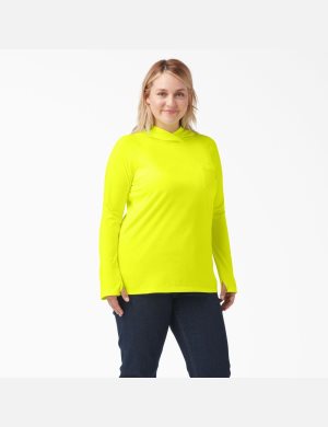 Dickies Plus Cooling Performance Sun Oberteile Hellgelb | 506JXZVUC