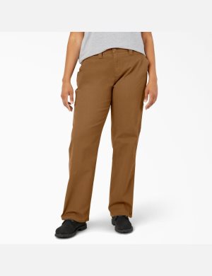 Dickies Plus Duck Carpenter Arbeitshose Braun | 910GBCLVS