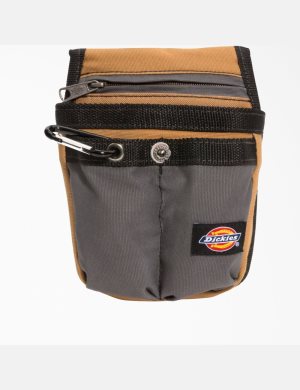 Dickies Pouch with Zip Pocket Werkzeugtaschen Braun | 384CFNJTR