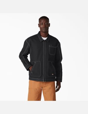 Dickies Reworked Eisenhower Freizeitjacken Schwarz | 927RNIMTU
