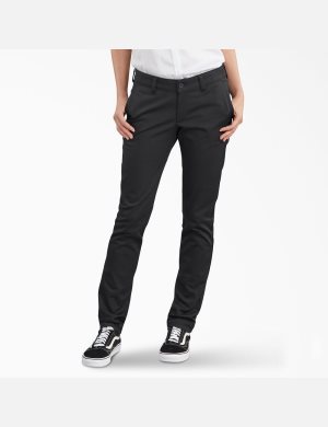 Dickies Stretch Twill Freizeithosen Schwarz | 672RUXGWT