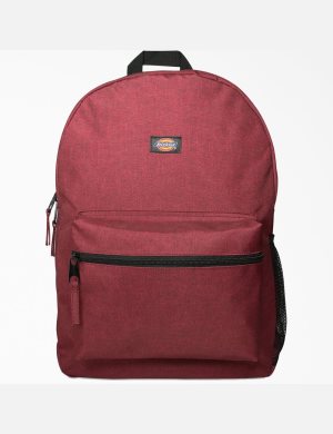Dickies Student Scarlet Heather Taschen & Rucksack Tiefesrot | 976JVXEUC