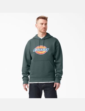 Dickies Wasser Repellent Tri-Color Logo Oberteile Grün | 467KGRFEL