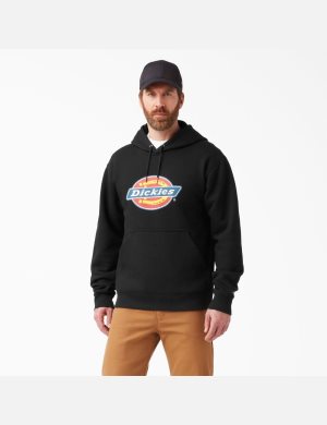 Dickies Wasser Repellent Tri-Color Logo Oberteile Schwarz | 851WEDBXO